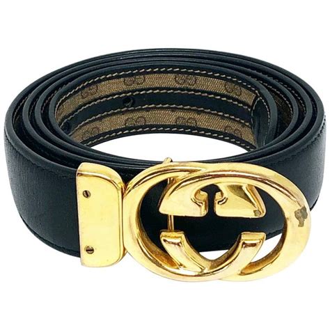 ebay black and gold double g gucci belt|women's double g Gucci belt.